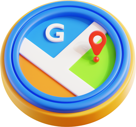 Google Maps 3D Illustration